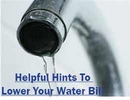 Lowing Water Bill Tips