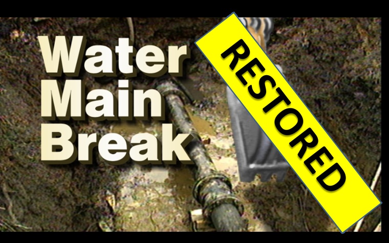 Water Main Restored