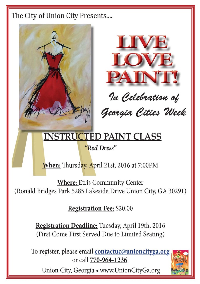 Paint Class Flyer