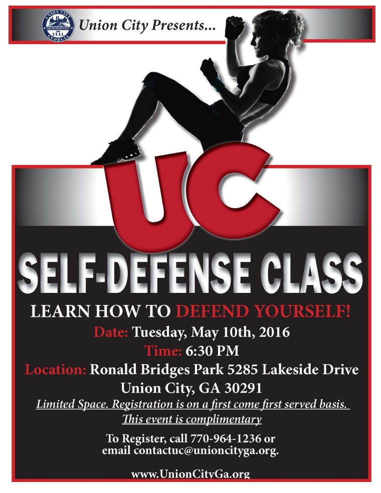 Self Defense Class Flyer