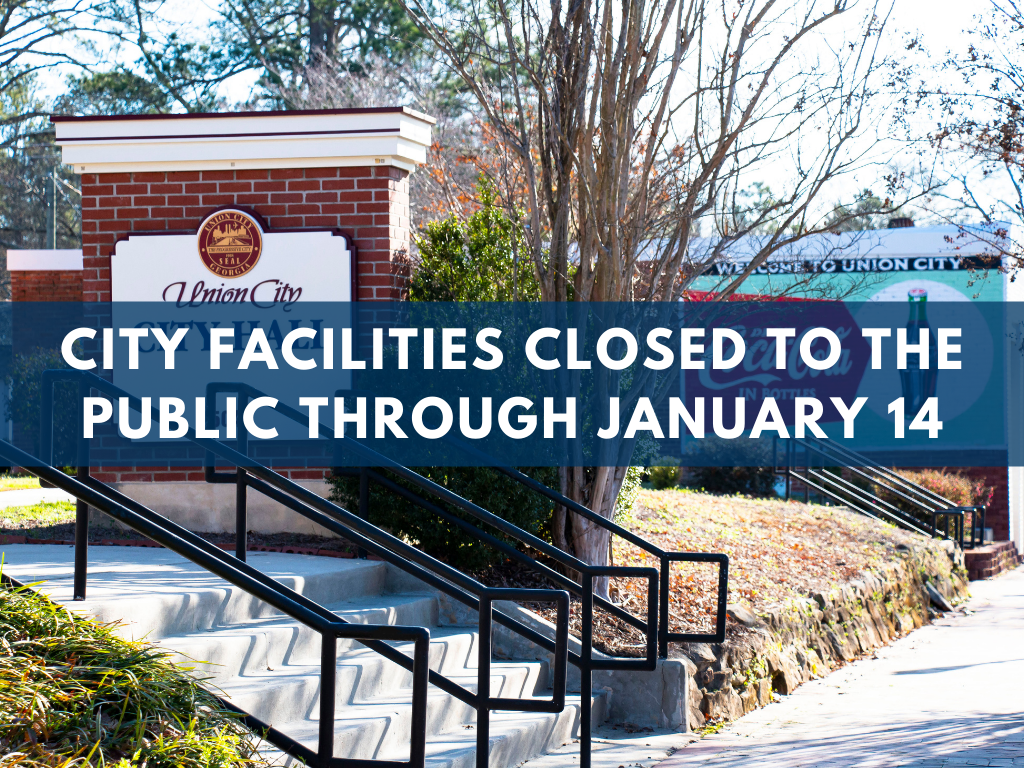 city facilities closed through January 14