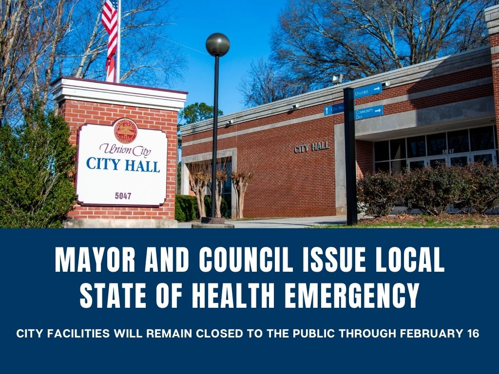 Jan.14- Union City Mayor and Council Issue Local State of Health Emergency