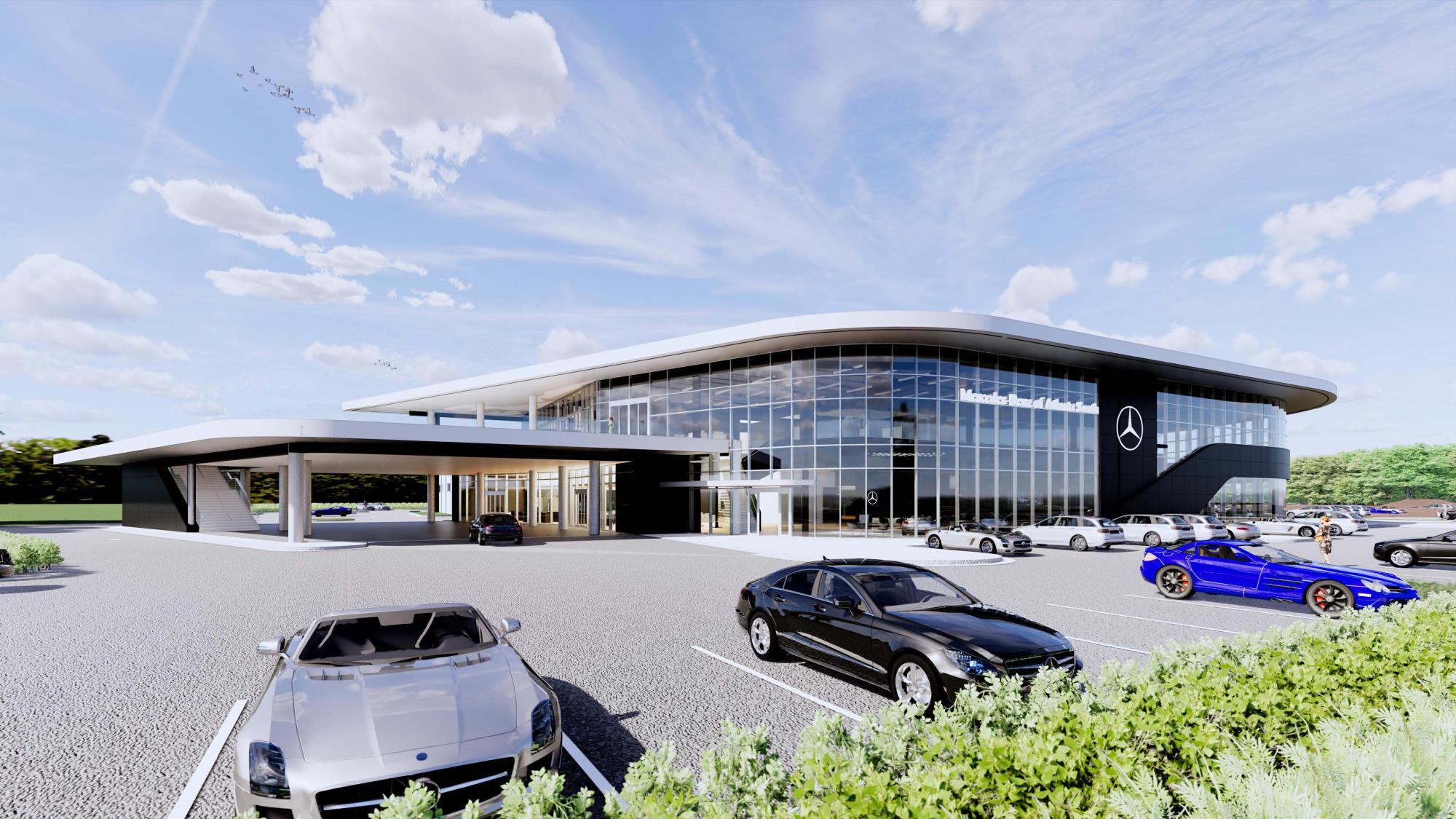 Jim Ellis Mercedes-Benz Brand Center Rendering